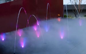 LED moving head spot / submersible / for fountains