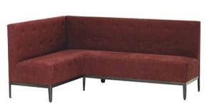 contemporary upholstered bistro bench