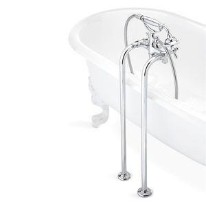 double-handle bathtub mixer tap