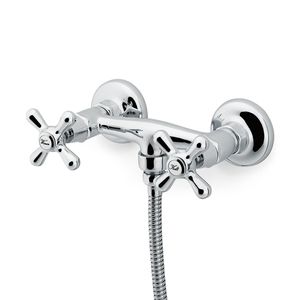 double-handle shower mixer tap