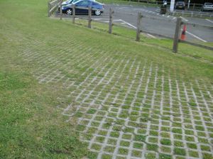 recycled plastic paving / drive-over