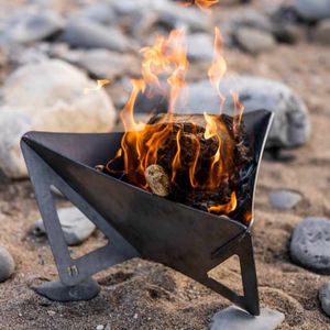 wood-burning fire pit