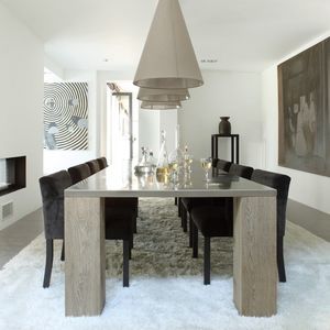 contemporary dining table