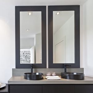 wall-mounted mirror