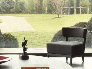 contemporary fireside chair