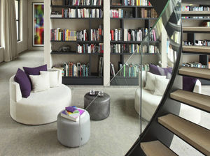 contemporary fireside chair