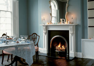 traditional fireplace mantel