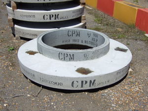 concrete manhole cover