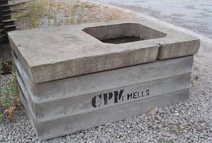 concrete manhole cover