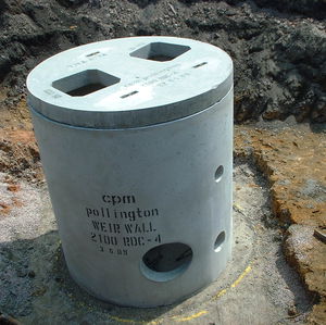 concrete manhole