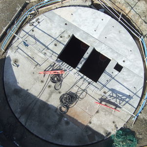 concrete manhole cover