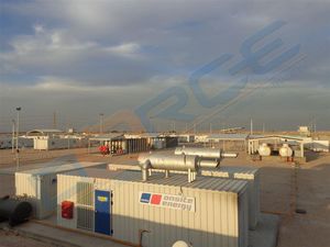 prefab building / temporary / concrete / steel