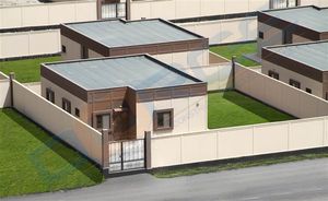 prefab house / modular / contemporary / steel framing