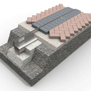 side-slotted drainage channel