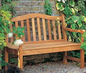 traditional garden bench