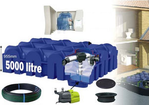 Rainwater tank - RWH-3099FL-GUK1 - RainWater Harvesting - in-ground