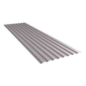 ribbed sheet metal / steel / for walls / roof