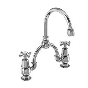 double-handle washbasin mixer tap