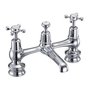 double-handle washbasin mixer tap