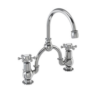 double-handle washbasin mixer tap