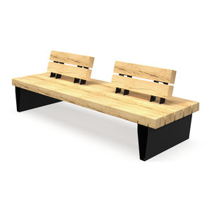 contemporary public bench