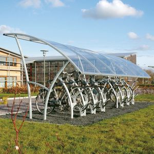 public space cycle shelter