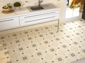 indoor tiles / floor / ceramic / geometric pattern