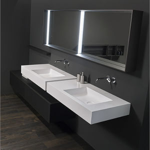 double washbasin cabinet