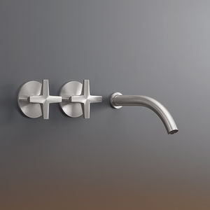 double-handle washbasin mixer tap