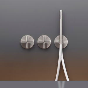 double-handle shower mixer tap