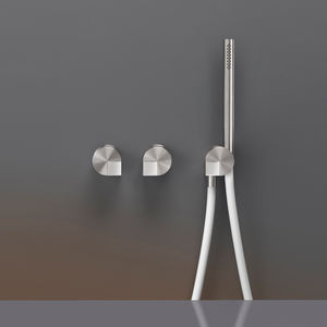 double-handle shower mixer tap