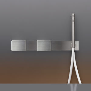 double-handle shower mixer tap