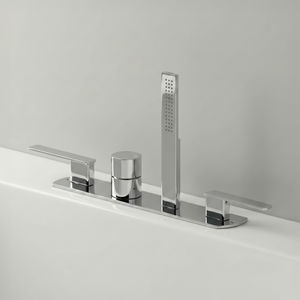 stainless steel bathtub mixer set