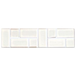 indoor mosaic tile / wall / ceramic / rectangular