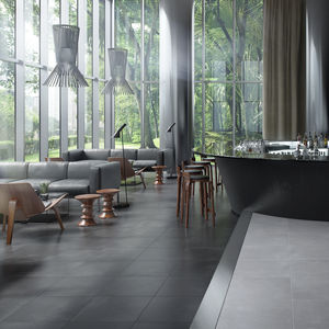 living room tiles / floor / porcelain stoneware / 45x45 cm