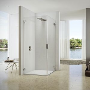 glass shower cubicle