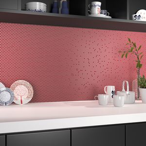 bathroom mosaic tile / kitchen / wall / glass