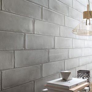 indoor tile / wall / porcelain stoneware / rectangular