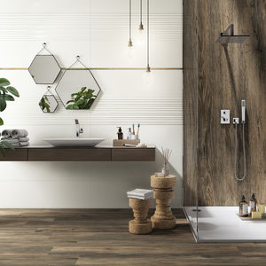 indoor tile / wall / ceramic / rectangular