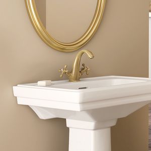 double-handle washbasin mixer tap