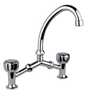 double-handle washbasin mixer tap