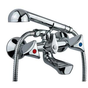 double-handle bathtub mixer tap