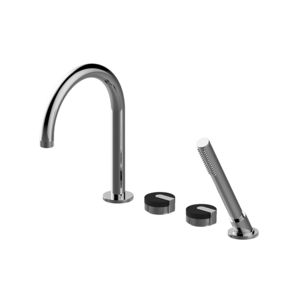 double-handle bathtub mixer tap
