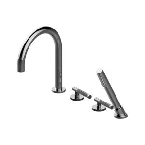 double-handle bathtub mixer tap