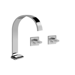 double-handle washbasin mixer tap 1