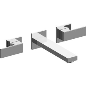 double-handle washbasin mixer tap 1