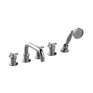 double-handle shower mixer tap