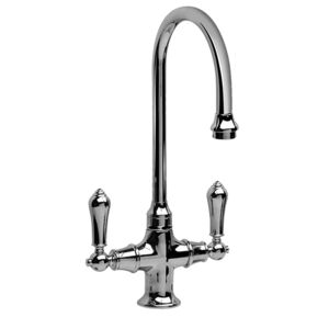 countertop double-handle mixer tap
