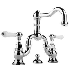 double-handle washbasin mixer tap