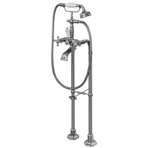 double-handle bathtub mixer tap